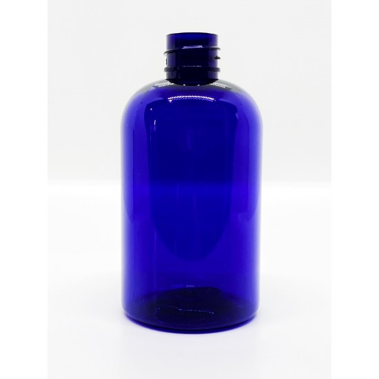 4 oz Cobalt Blue PET Boston Round 20-410 Bottle - 400 Count ($0.25 each, discounts for high volume orders) 4 oz Cobalt Blue PET Boston Round 20-410 Bottle - 400 Count ($0.25 each, discounts for high volume orders)