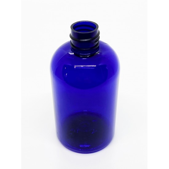 4 oz Cobalt Blue PET Boston Round 20-410 Bottle - 400 Count ($0.25 each, discounts for high volume orders) 4 oz Cobalt Blue PET Boston Round 20-410 Bottle - 400 Count ($0.25 each, discounts for high volume orders)
