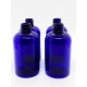 4 oz Cobalt Blue PET Boston Round 20-410 Bottle - 400 Count ($0.25 each, discounts for high volume orders)