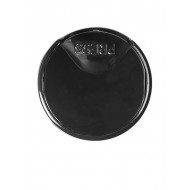 20-410 Black Smooth Disc Cap with PS Liner - 400/bag ($0.195 each, discounts for high order volumes)
