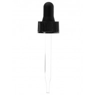20mm Dropper with Ribbed Black Cap - 1400 per case ($0.26 each)
