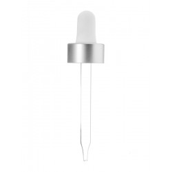 20mm Dropper with Silver Cap and White Bulb - 1500 per case ($0.95 each)
