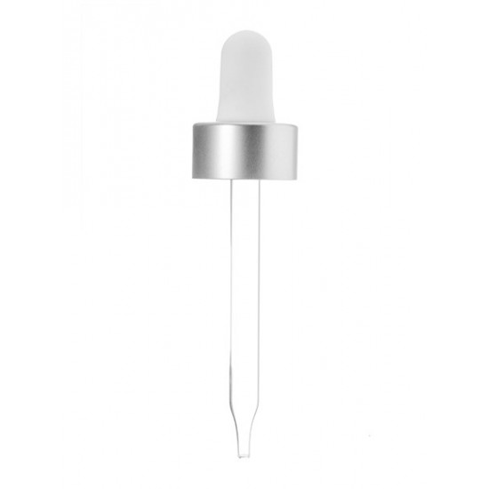 20mm Dropper with Silver Cap and White Bulb - 1500 per case ($0.95 each)