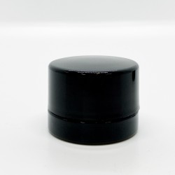 5cc Black Glass Jar with Child Resistant Cap (108 Count)
