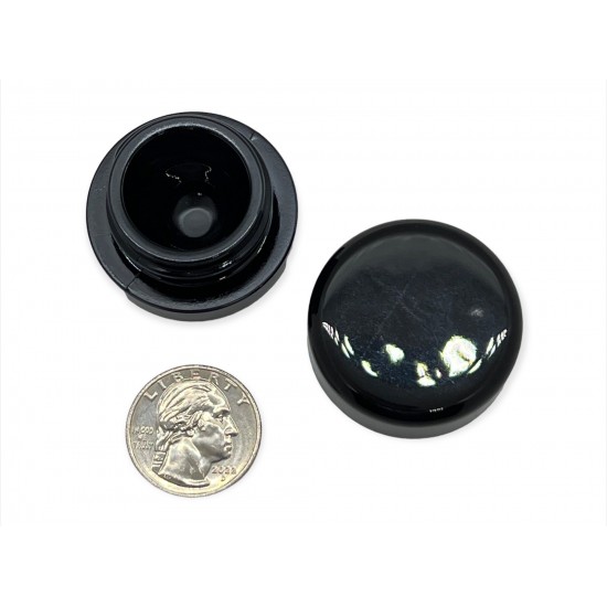 5cc Black Thick Glass Concentrate Jars with Child Resistant Lids - 20 Count (as low as 42¢ per jar)