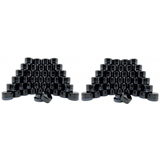 5cc Black Thick Glass Concentrate Jars with Child Resistant Lids - 20 Count (as low as 42¢ per jar)