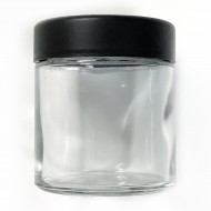 3oz Clear Glass Jar with Child Resistant Cap - only $0.39/jar!