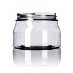16 oz Clear PET Tuscany Jar - 160/case ($0.75 each, discounts for high volume orders)
