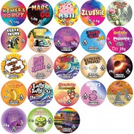 1.5" Diameter Custom Labels for 9cc Concentrate Jars - 100 labels ($0.35/label, discounts for higher order quantities)